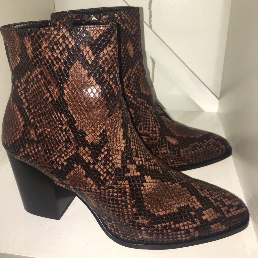 Zara Snake Booties